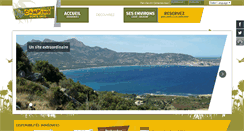 Desktop Screenshot of camping-corse-monteortu.com